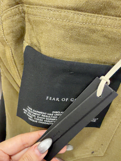 Fear of God Olive Green Denim Pants