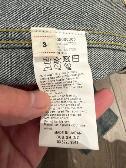 VISVIM 18AW 101 JKT Damaged Denim Jacket