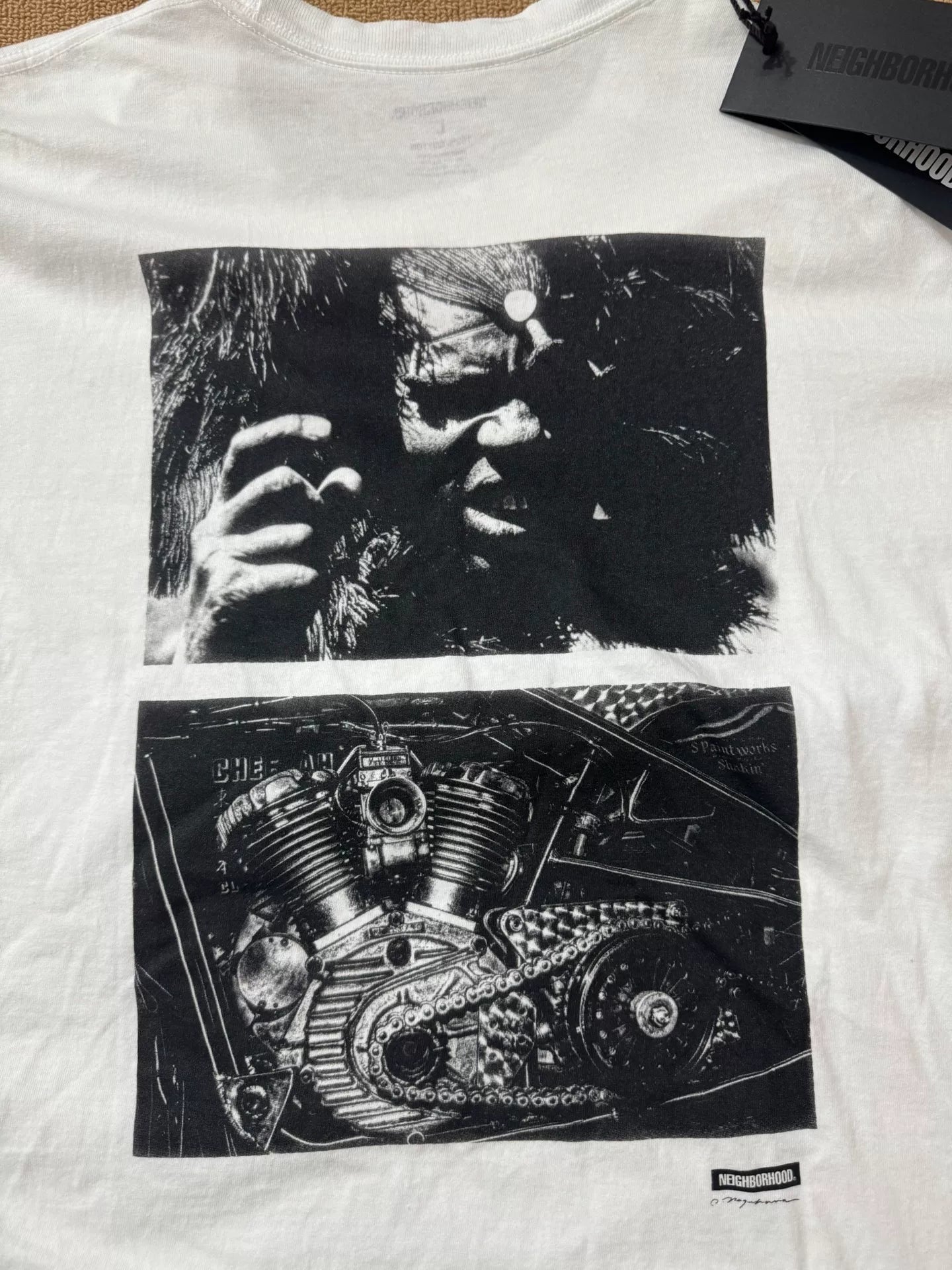 NEIGHBORHOOD x OSAMU NAGAHAMA TEE SS-3 25SS