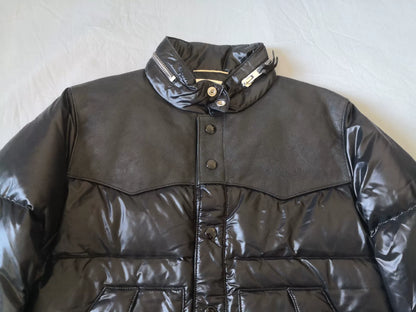 Saint Laurent Black Shiny Puffer Jacket