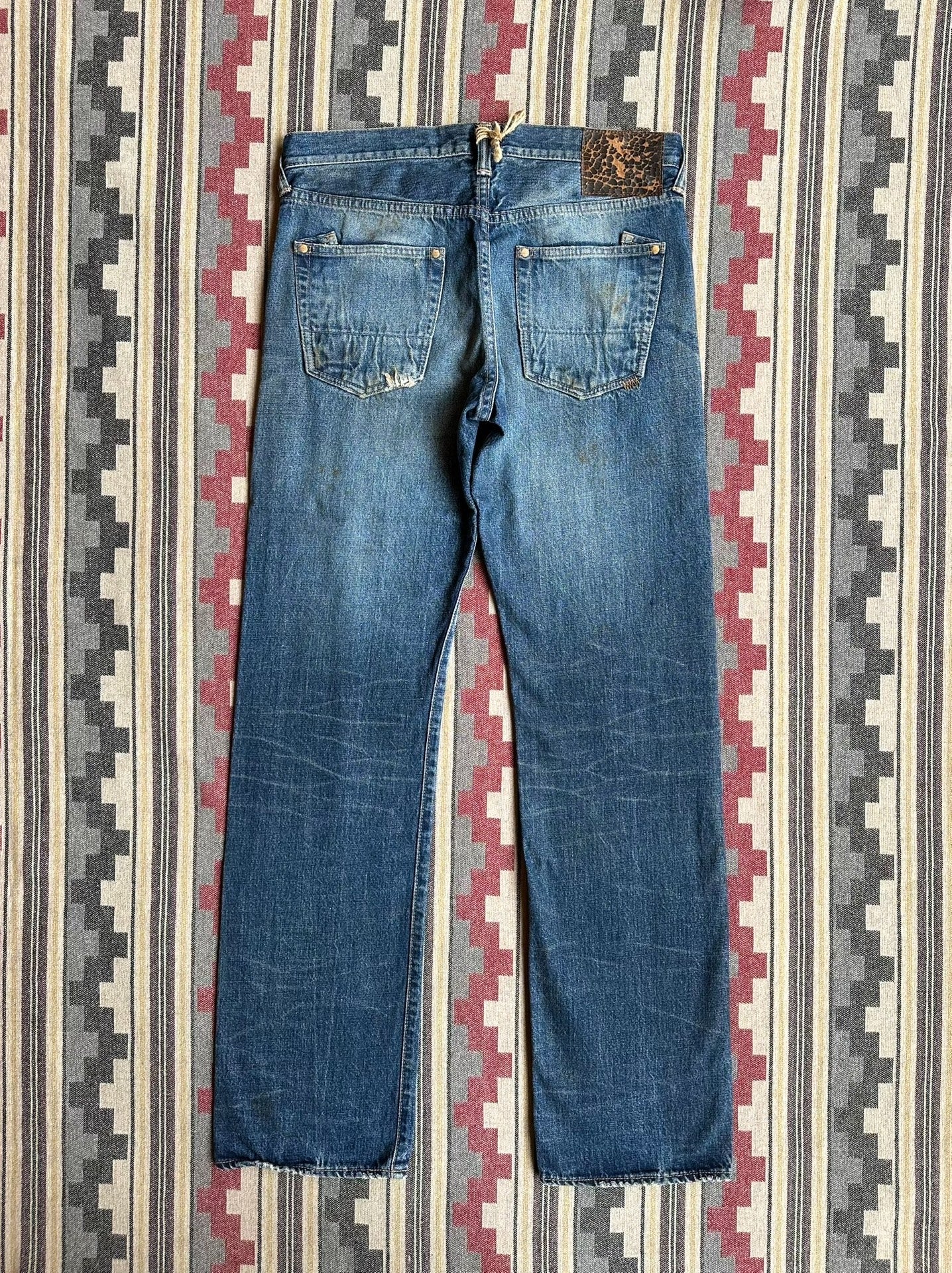 Prps Noir Heavy Washed Distressed Jeans
