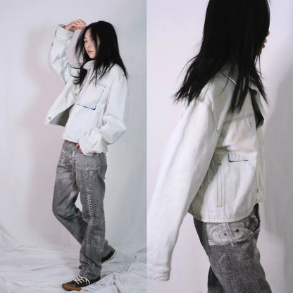 Maison Margiela Distressed Denim Jacket for Men