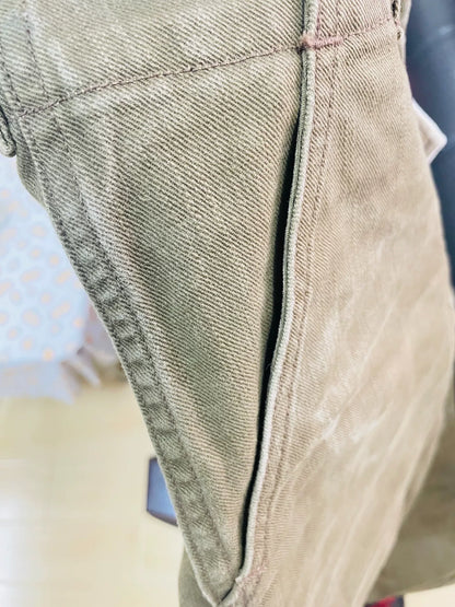 Heavy Waxed Canvas Work Pants