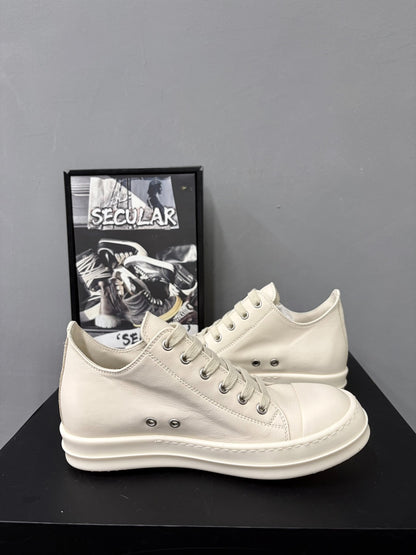 Rick Owens 25SS Low-Top Milk White