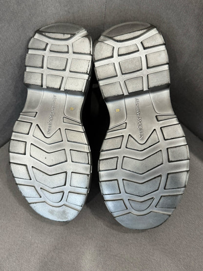 alexander mcqueen black platform shoes size 40