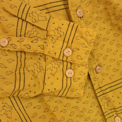 VISVIM Mustard Paisley Pattern Shirt