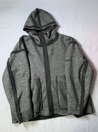 N.HOOLYWOOD Reversible Fleece Hooded Jacket