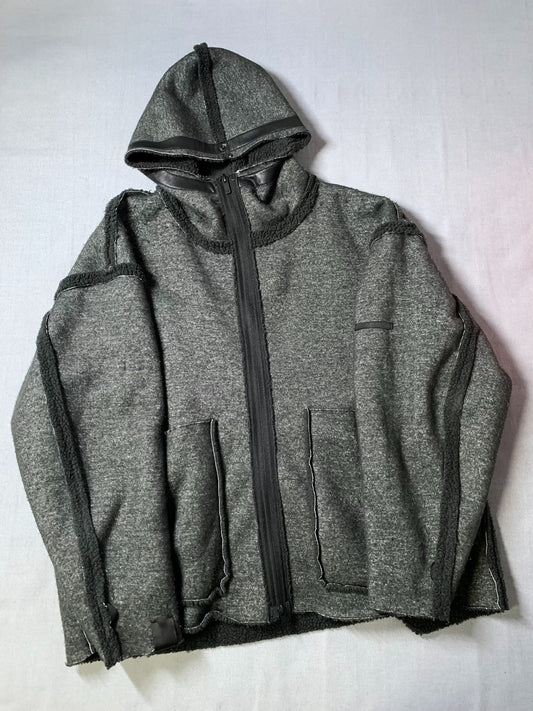 N.HOOLYWOOD Reversible Fleece Hooded Jacket
