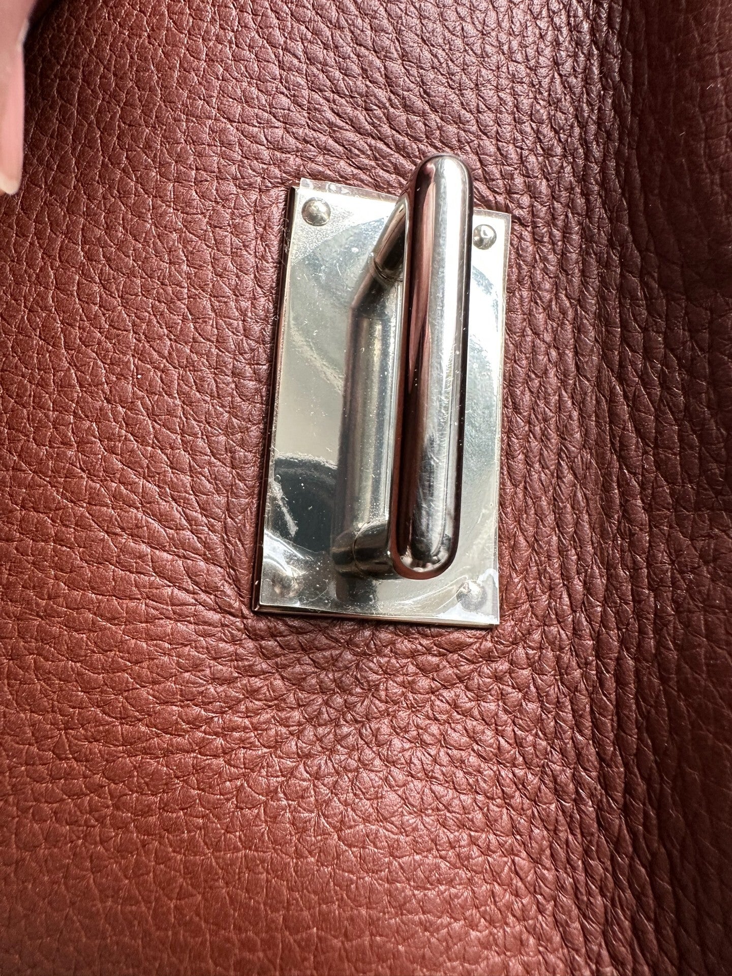 hermes brown leather briefcase in excellent condition