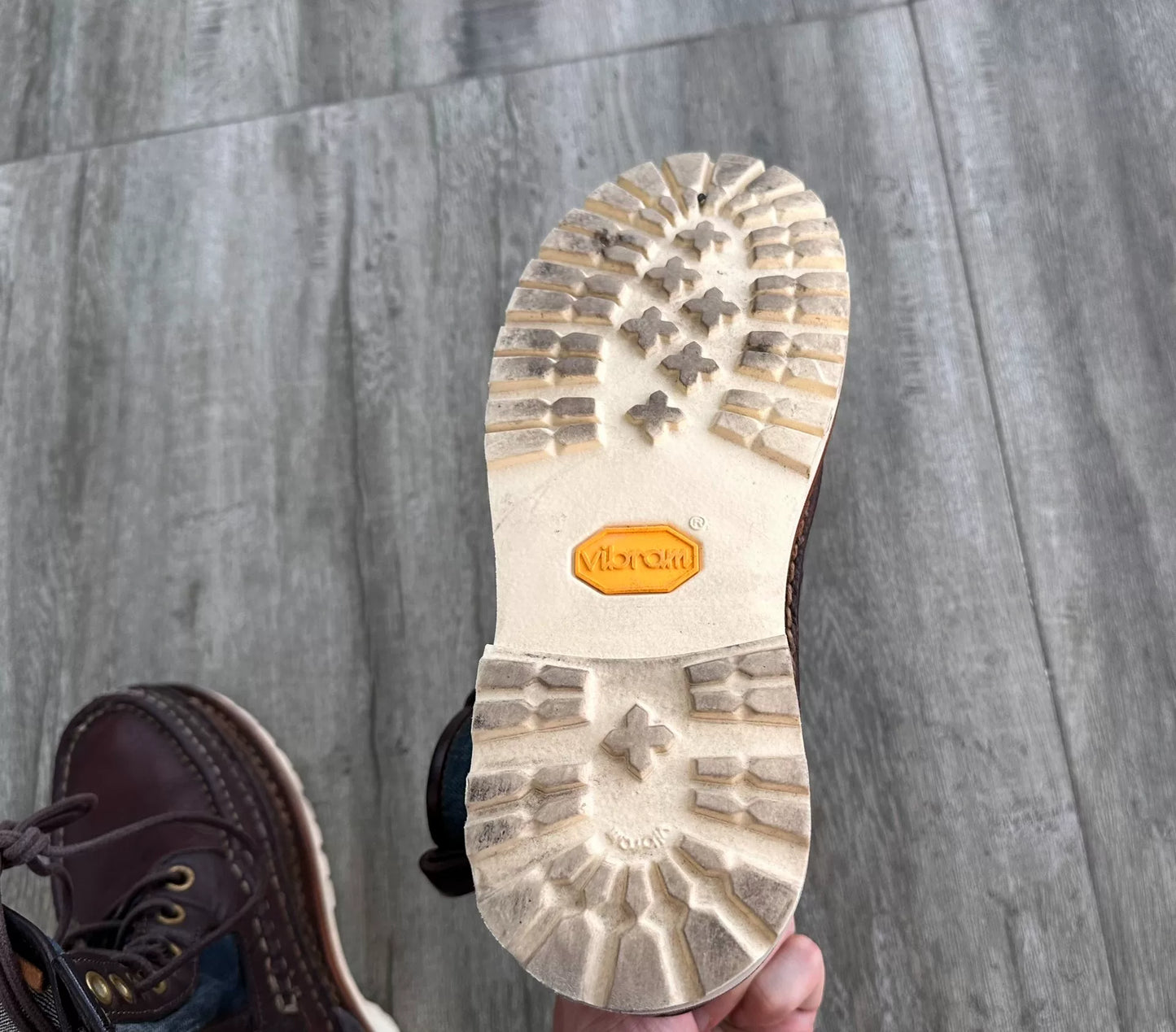 visvim grizzly boots lt.indigo size us8