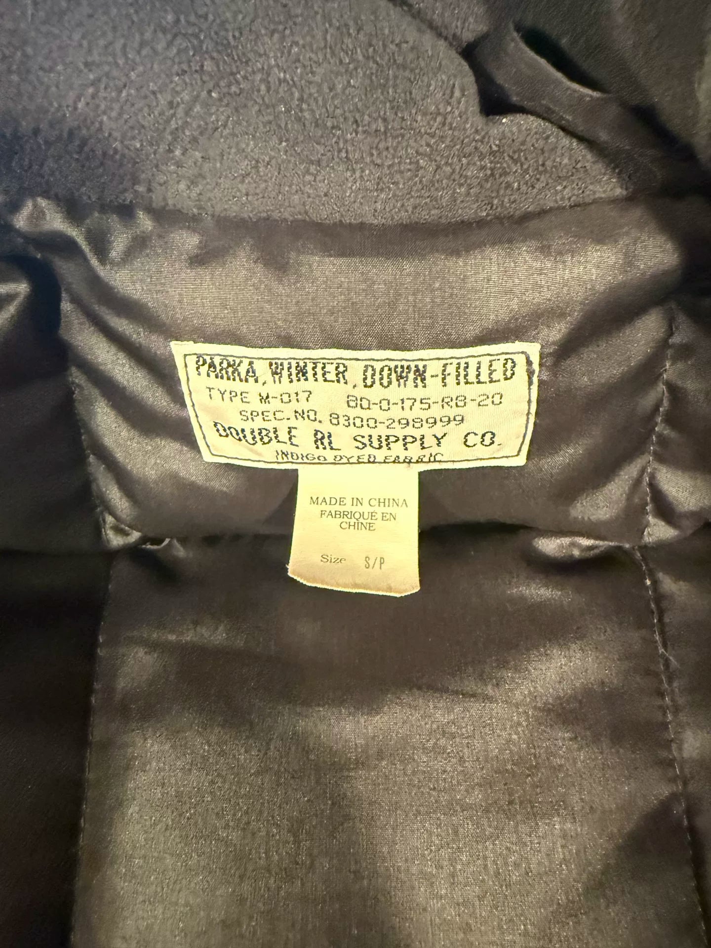 RRL Double RL Winter Down-Filled Parka