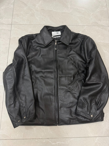 Supreme x MM6 Maison Margiela Schott Eagle Leather Jacket