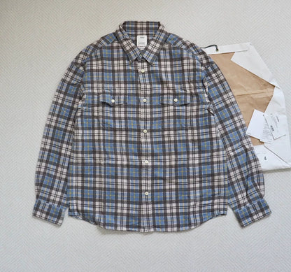 Visvim 24ss Pioneer Khadi Check Shirt