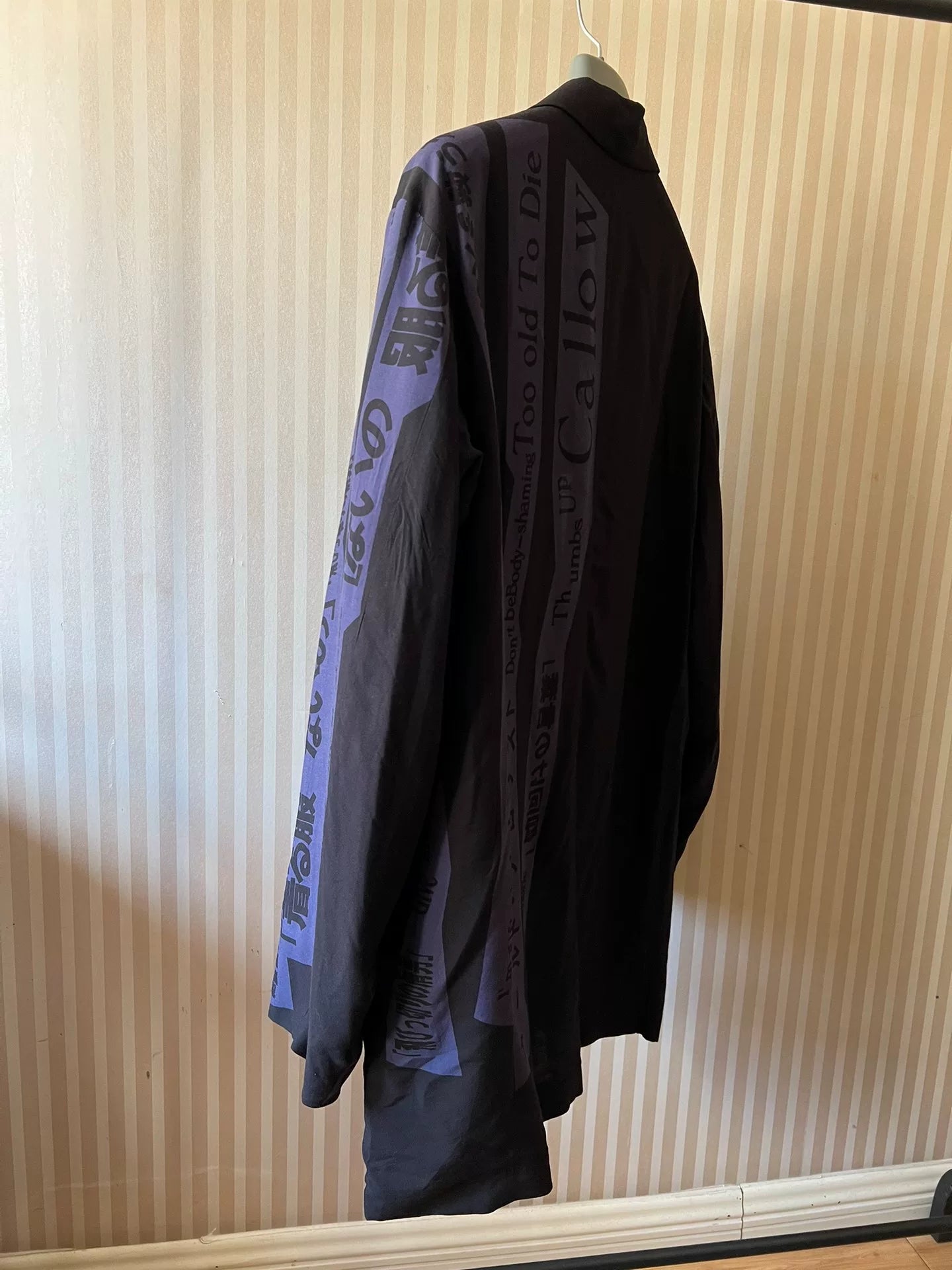 Yohji Yamamoto 18SS Blue Character Suit