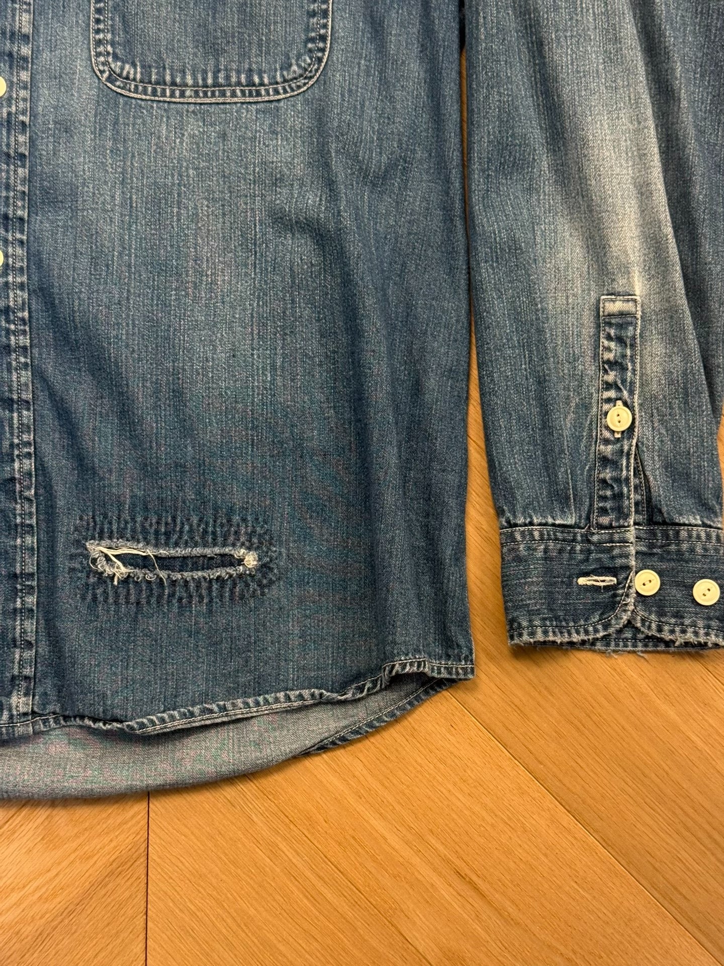 Visvim 20SS Lumber Shirt Damaged