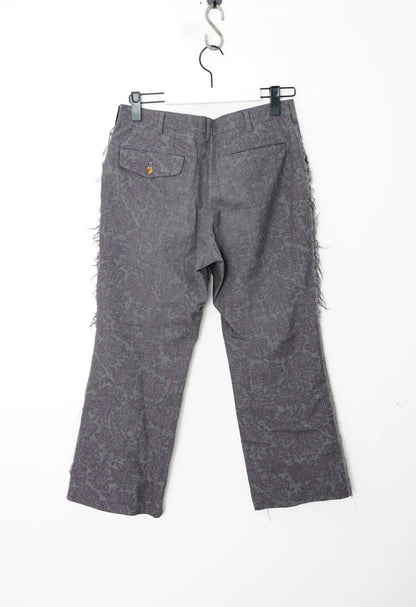 Comme des Garçons Distressed Frayed Cropped Pants