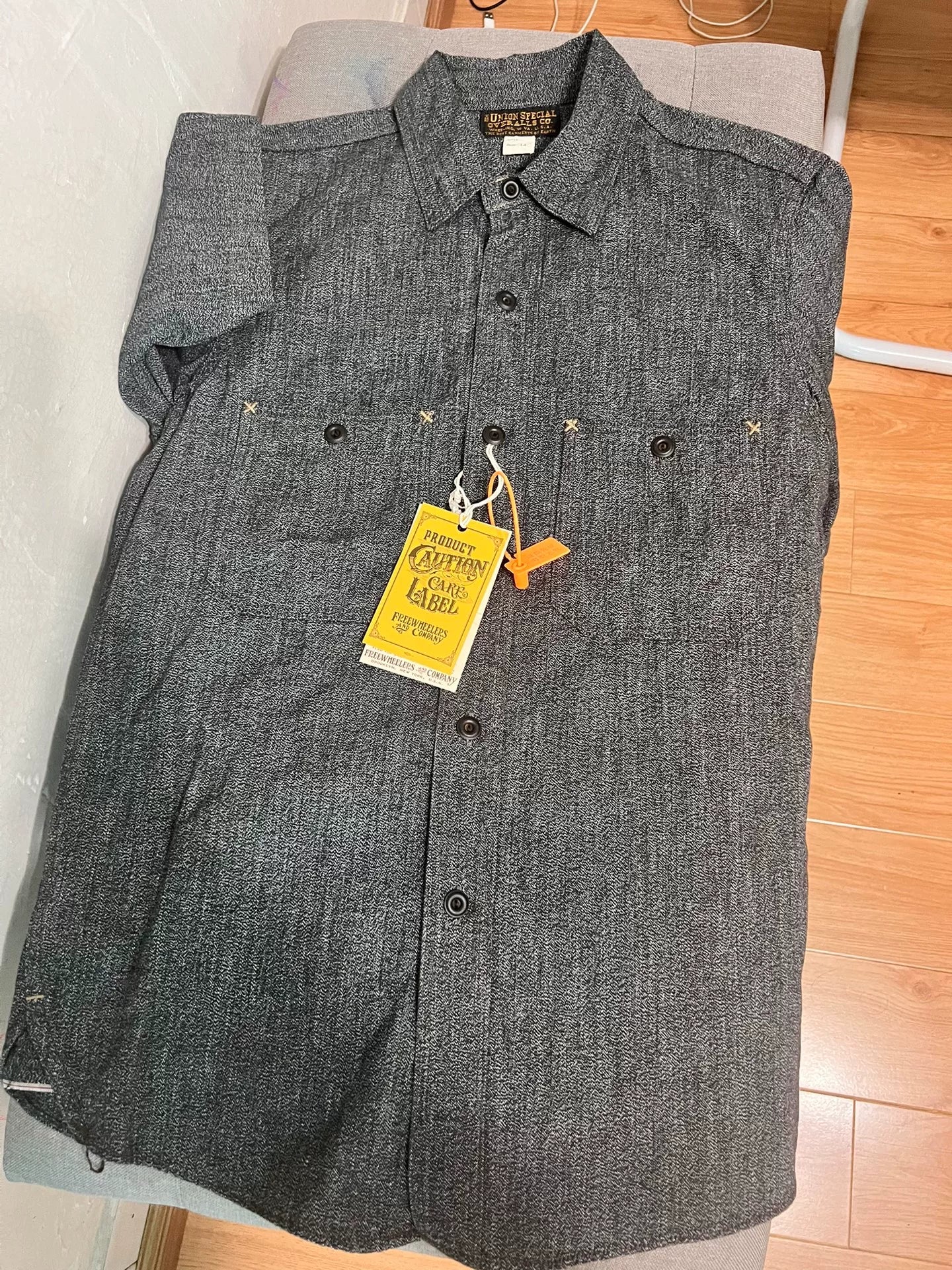 Freewheelers Short Sleeve Top Size 14