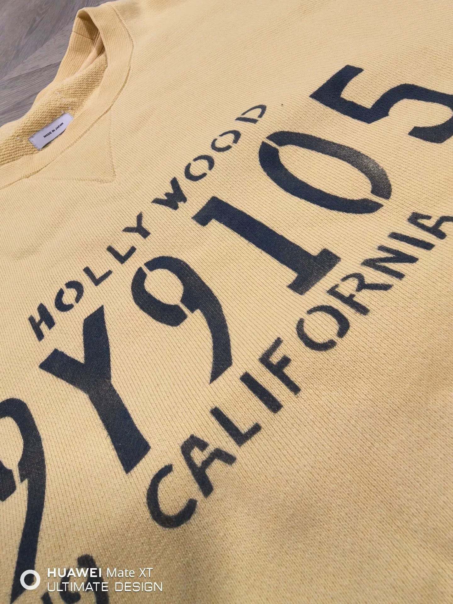 visvim vintage crew sweatshirt with printed design