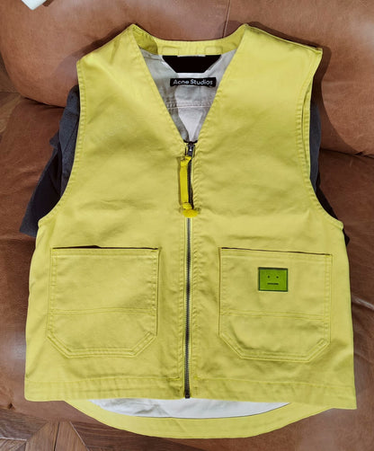 Acne Studios Smile Face Vest Yellow