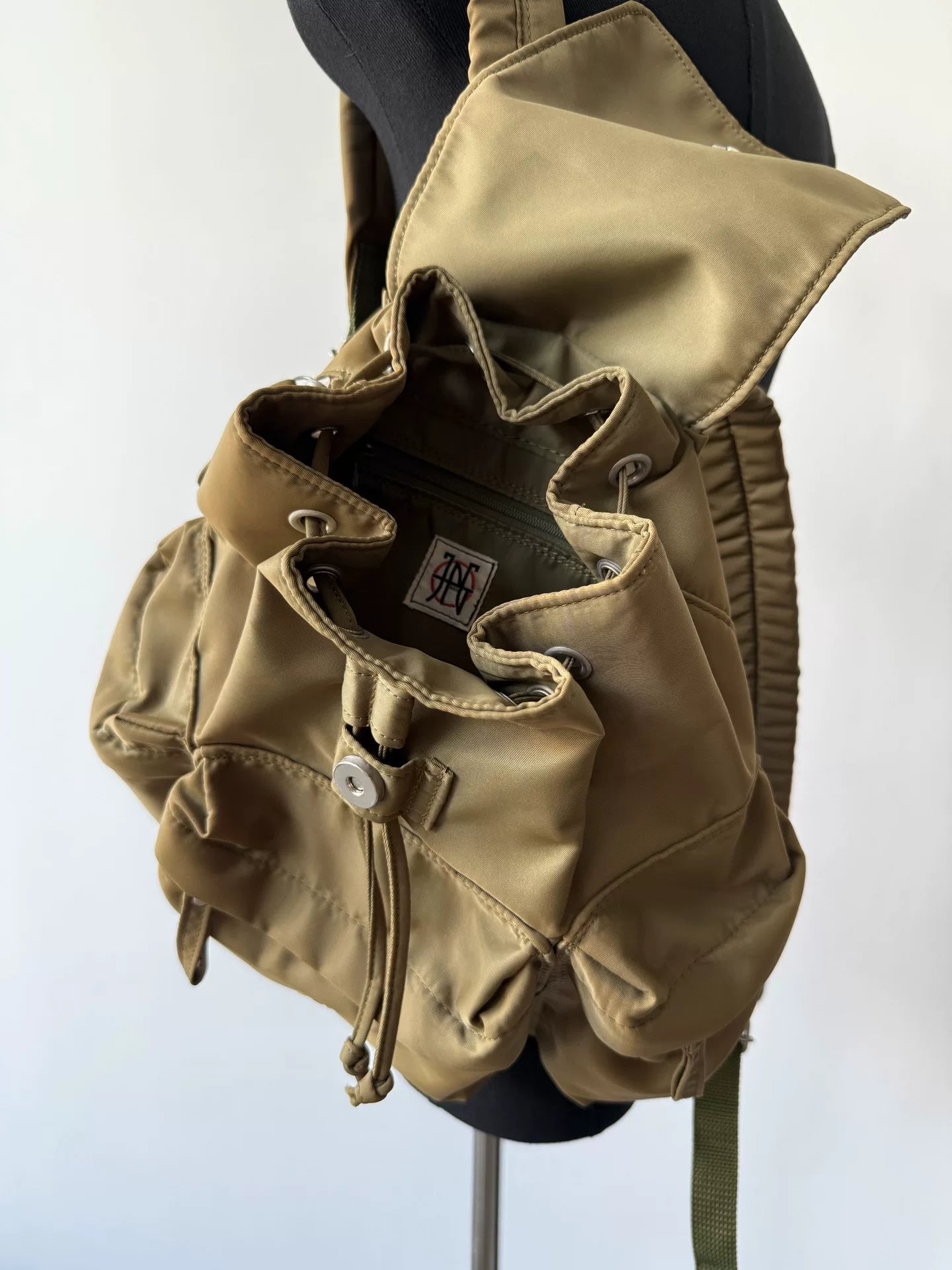 Jean Paul Gaultier Olive Green Backpack