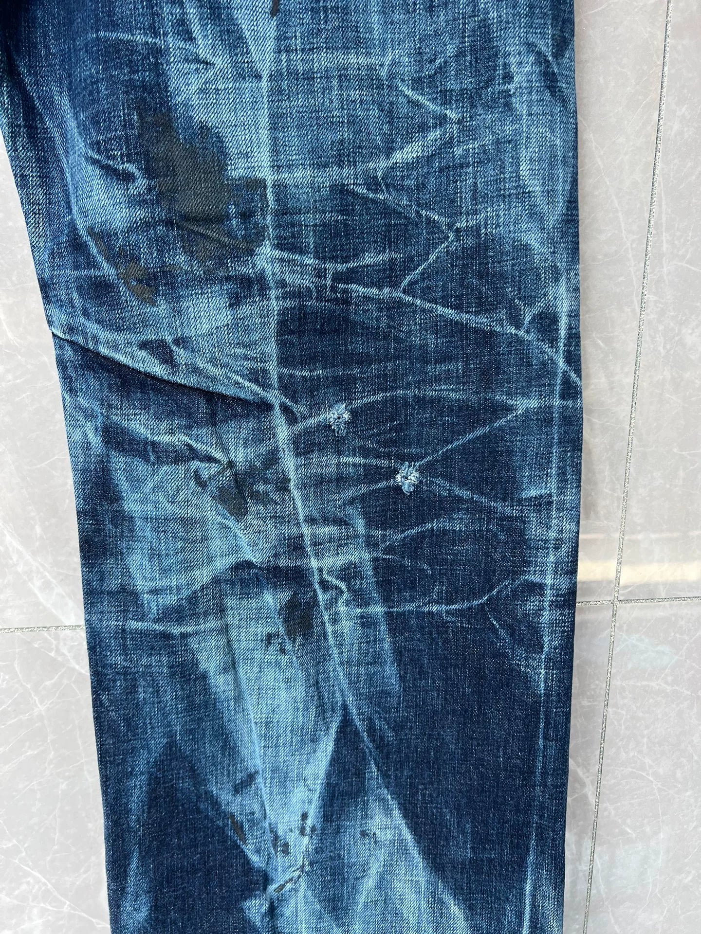 Prps 01 Fit Distressed Blue Jeans