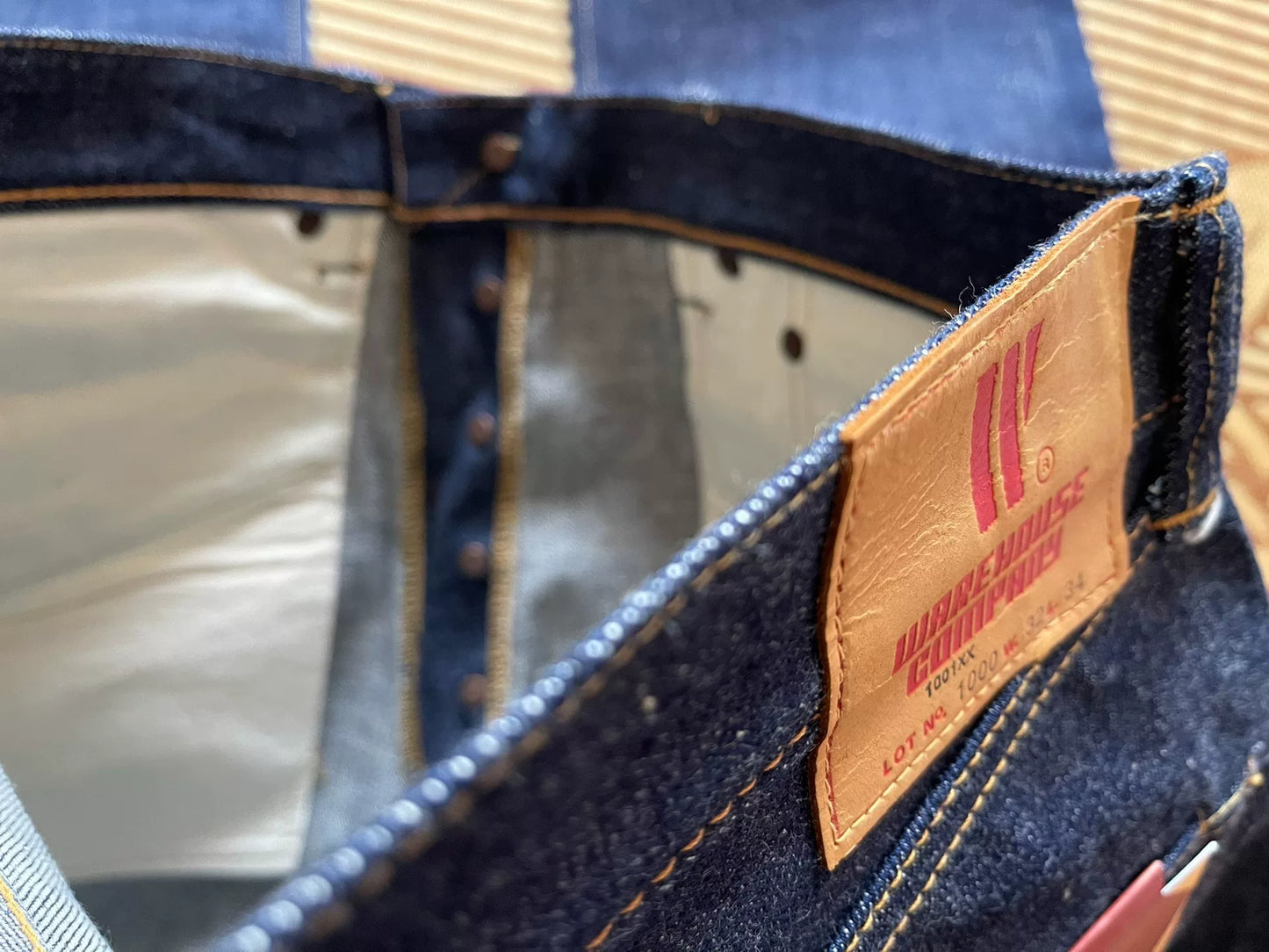 Warehouse Big W Twin Raw Denim Jeans