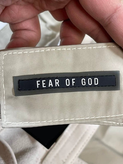 fear of god suede strap pants set
