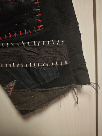 unique handmade patchwork punk pants