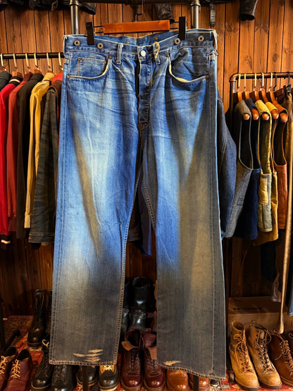 RRL Classic Washed Blue Jeans