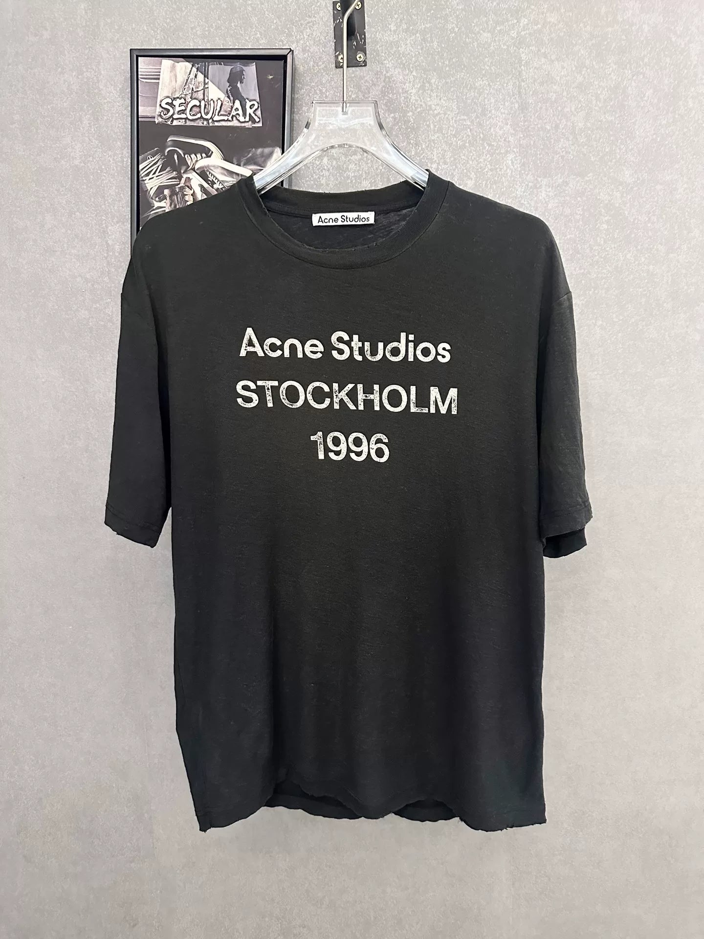 acne studios 1996 black vintage t-shirt
