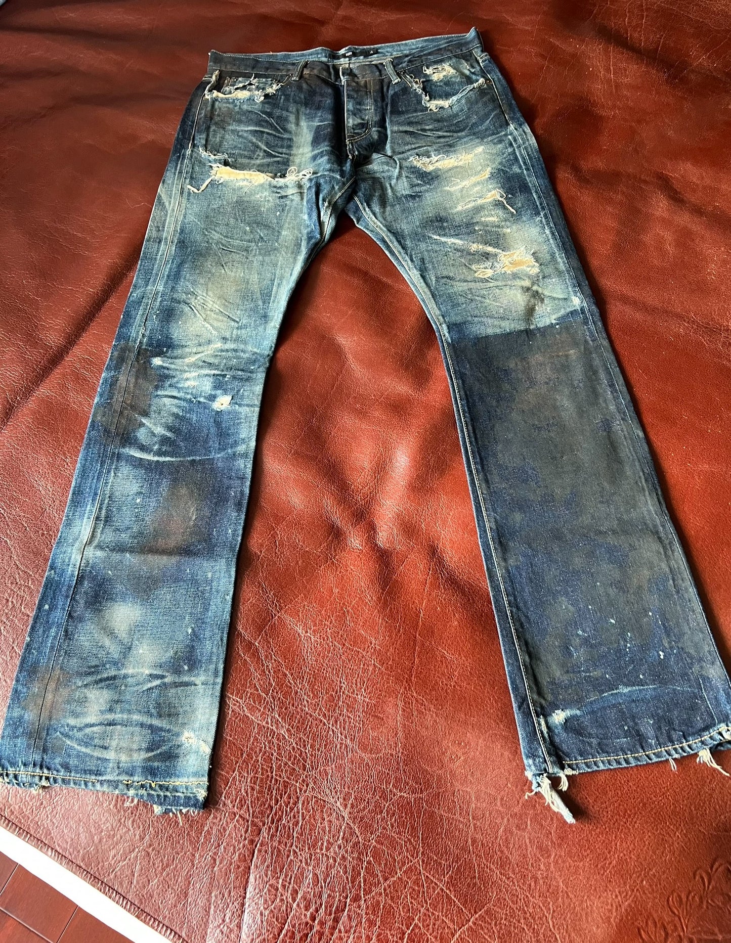 PLEIN FOUR Red Selvedge Japanese Denim Jeans