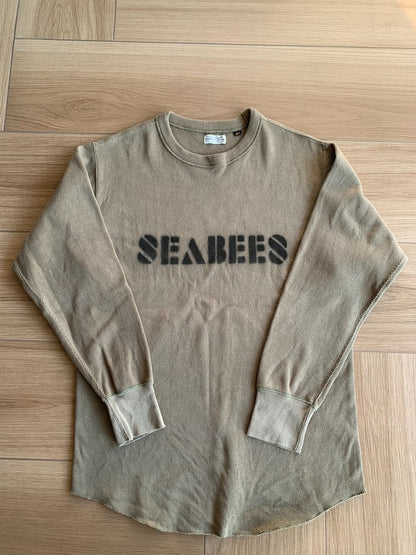 vintage long sleeve tee with sea bees design