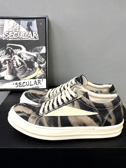Rick Owens 24FW Canvas Low-Top Sneakers
