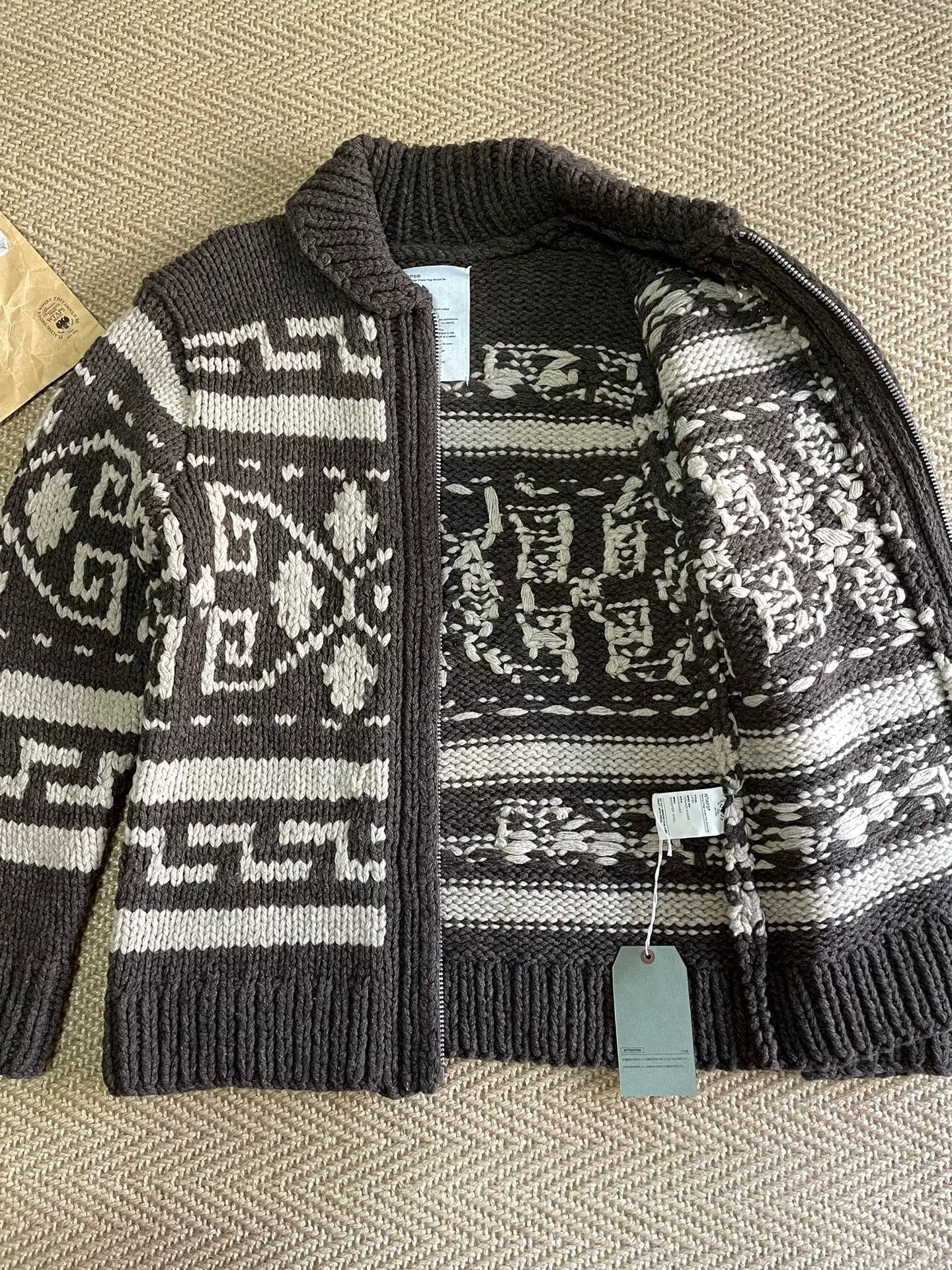 WTAPS Cowichan Wool Sweater 13AW