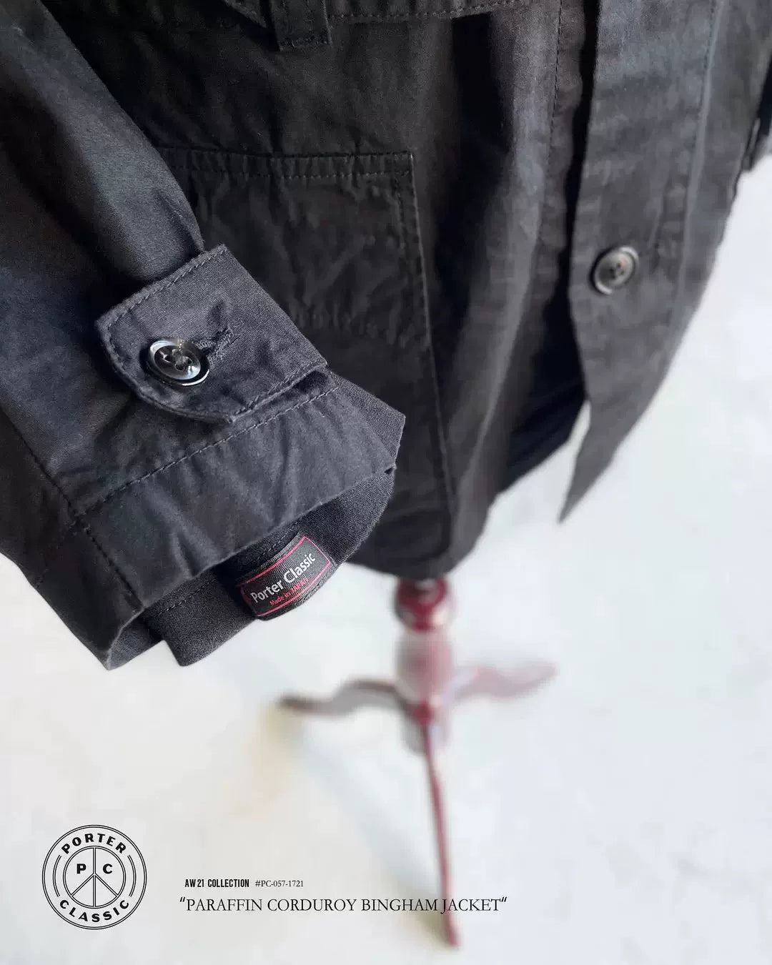 PORTER CLASSIC Paraffin Corduroy Jacket