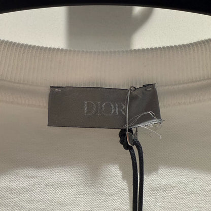 dior  short sleeve tee with embroidery
