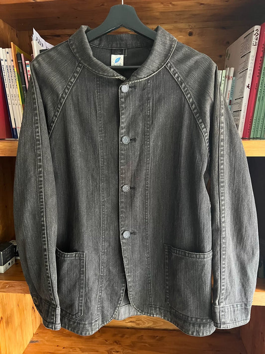 pure blue japan thick jacket with unique design