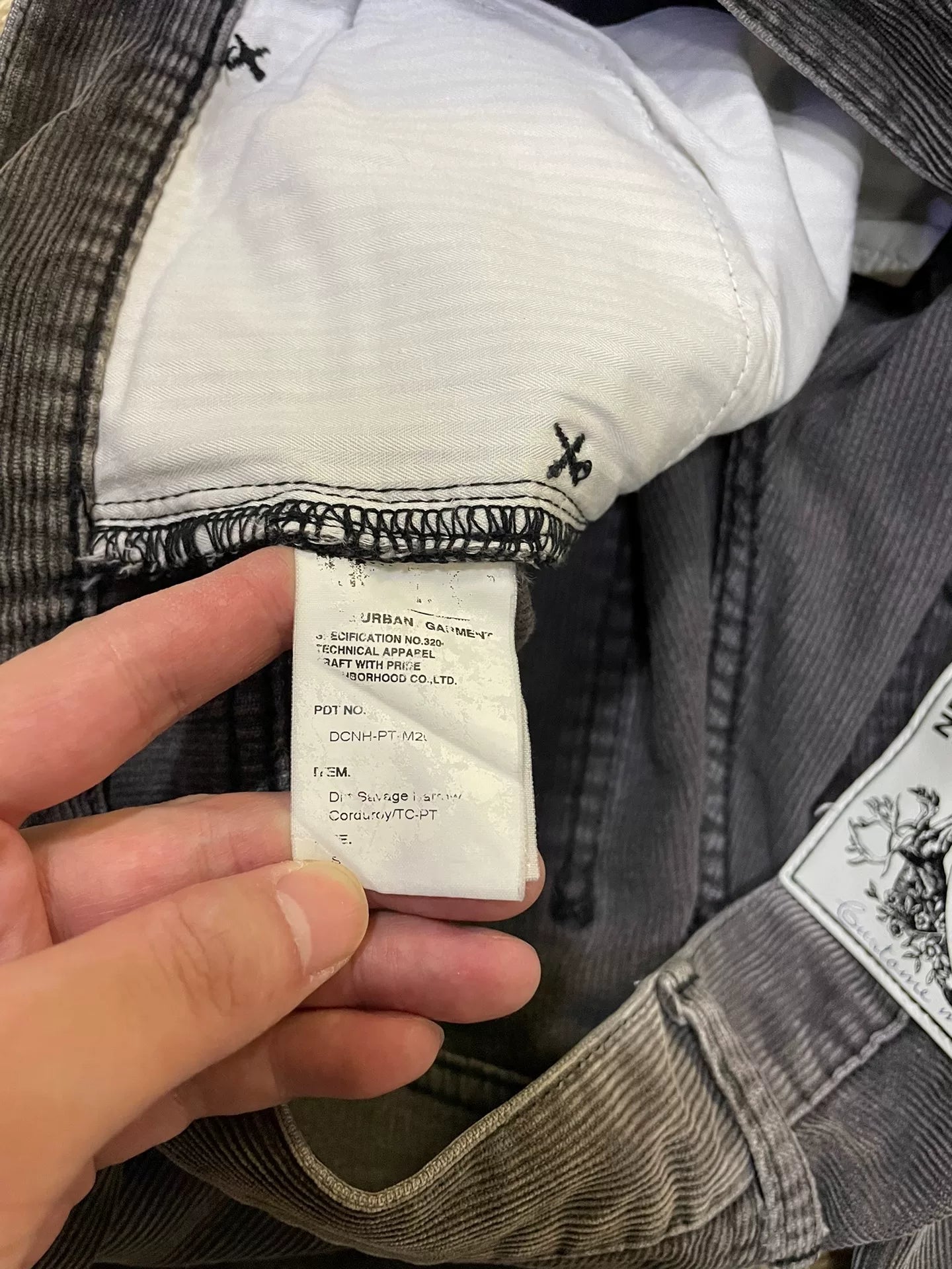 NEIGHBORHOOD Distressed Corduroy Casual Pants