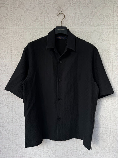 louis vuitton short sleeve silk shirt