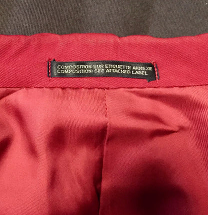 Yohji Yamamoto Archive Red Wool Blazer