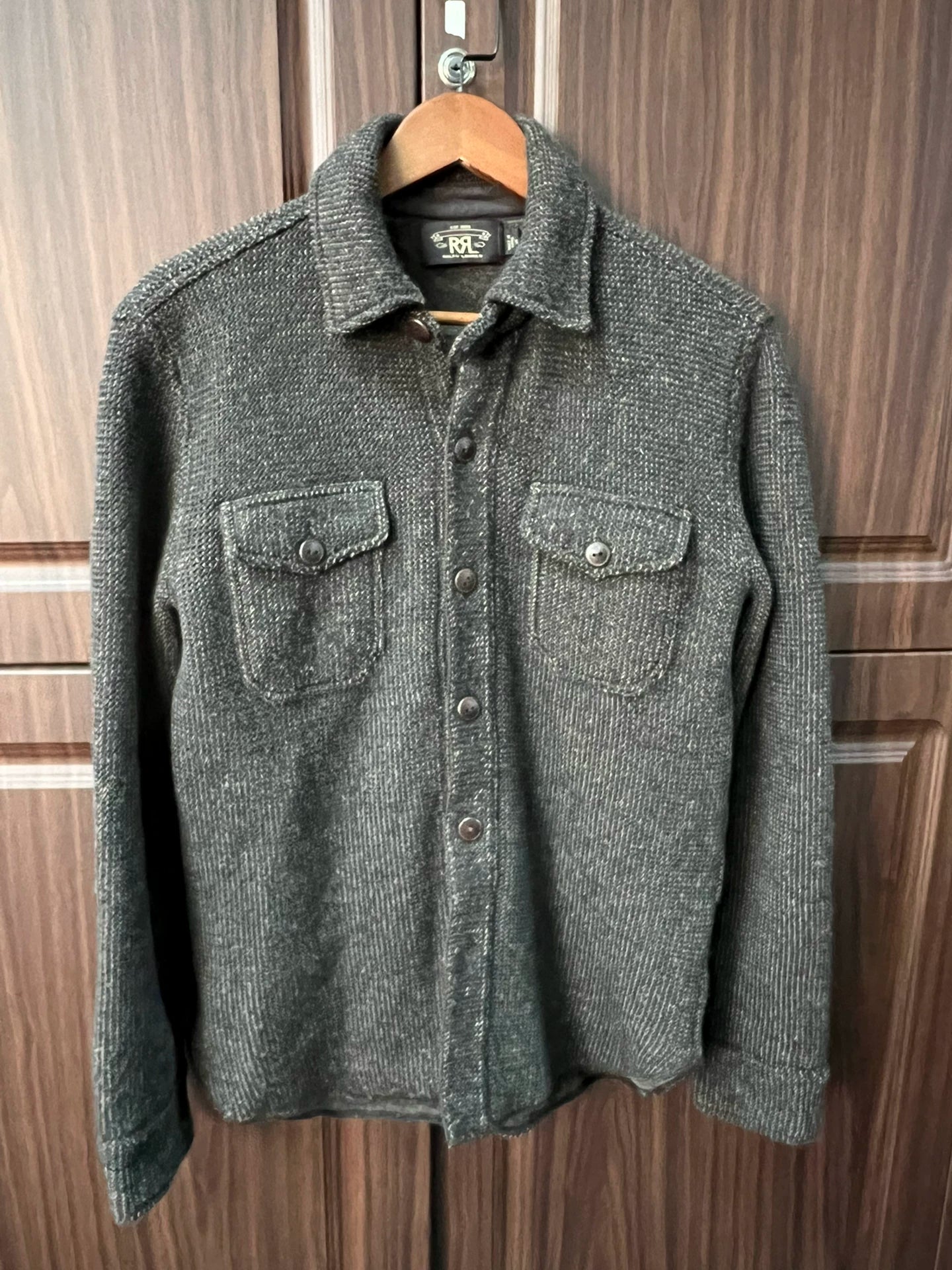 RRL Knit Shirt Jacket Thick Version