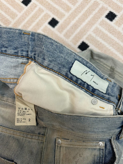 ANCELLM REMAKE TAPERED 5P DENIM