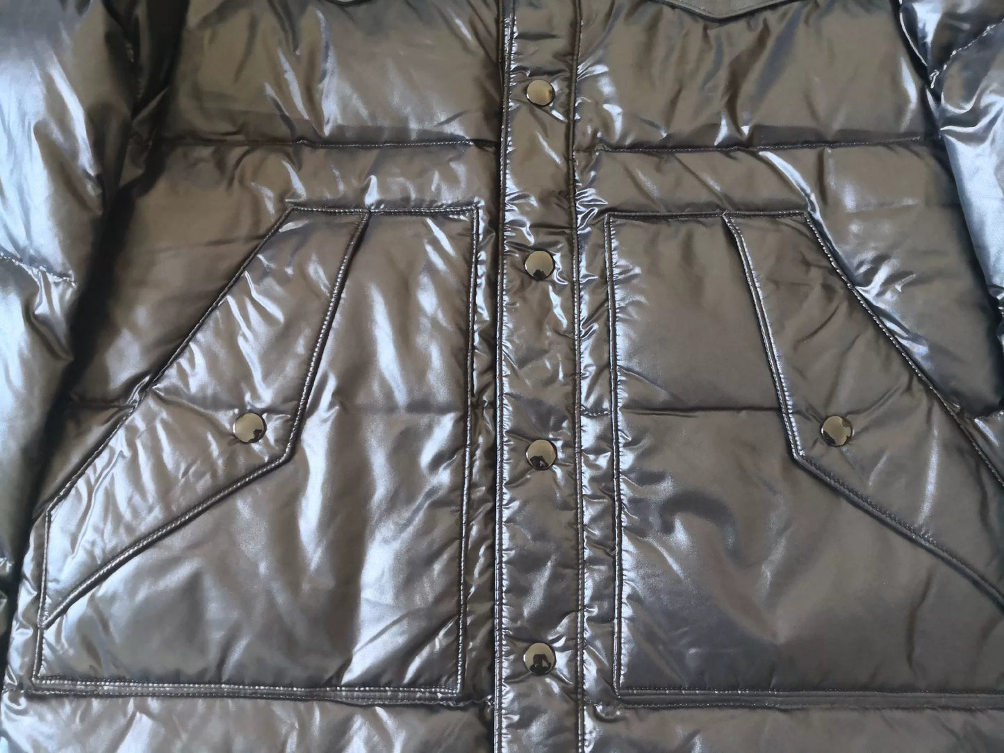 Saint Laurent Black Shiny Puffer Jacket
