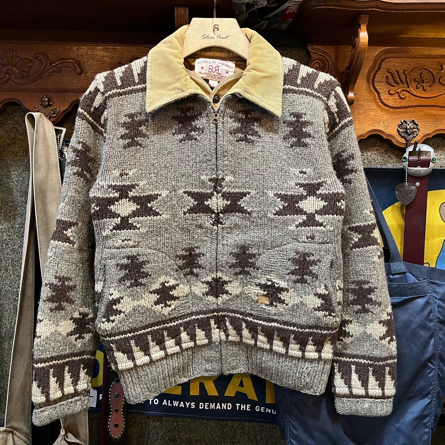 RRL Southwestern Sweater Jacket