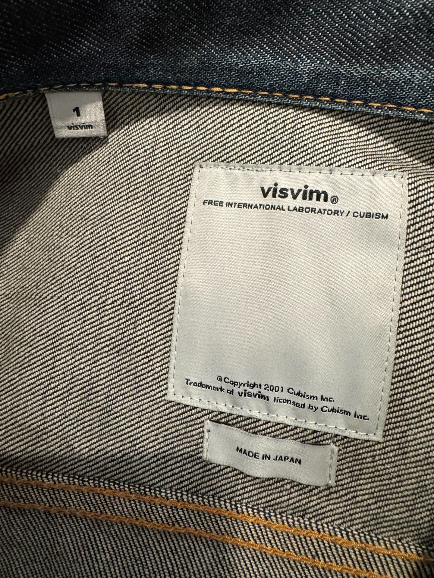 VISVIM 101 Washed Denim Jacket