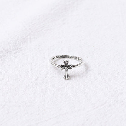 Chrome Hearts 925 Silver Long Cross Ring