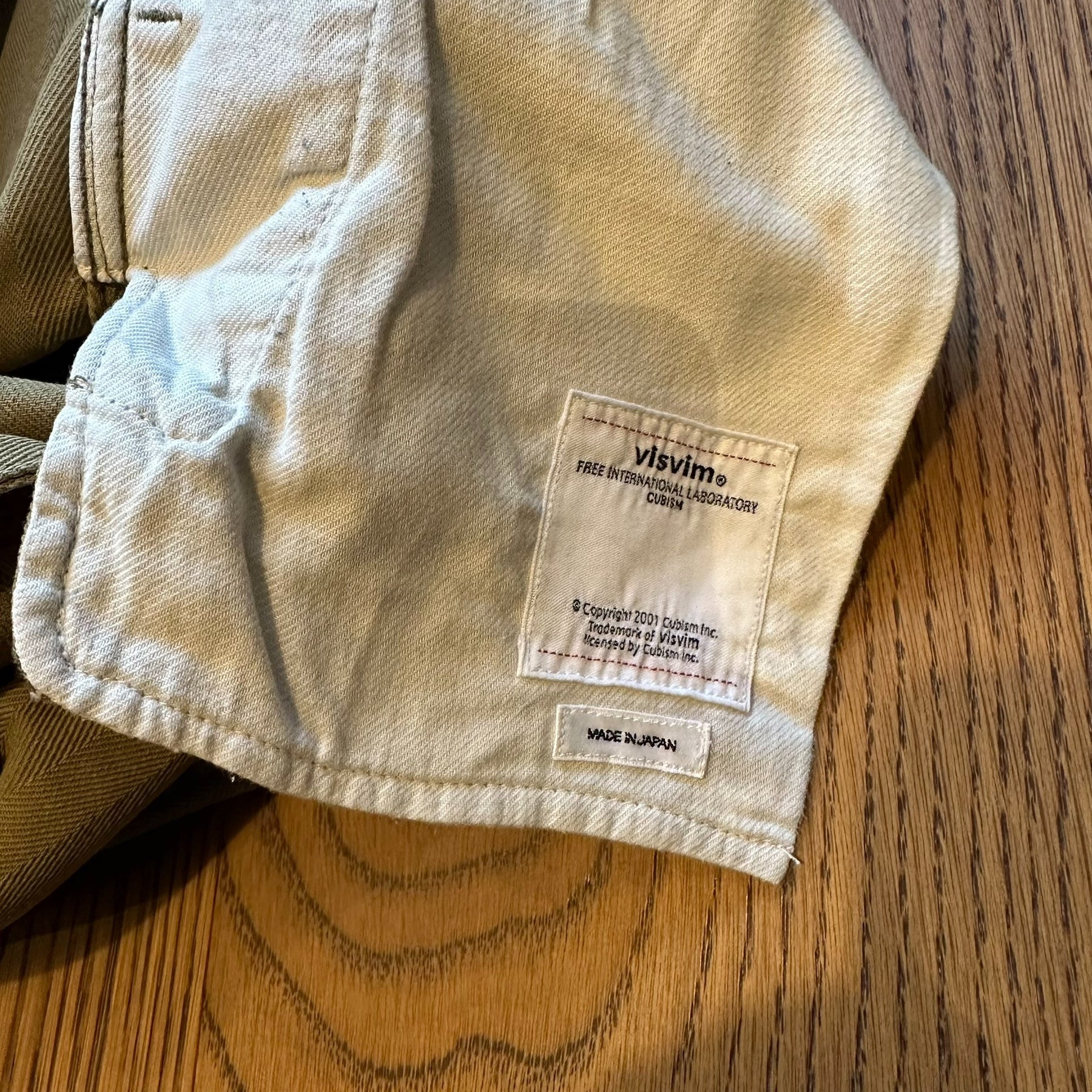visvim pastoral herringbone shorts 18ss