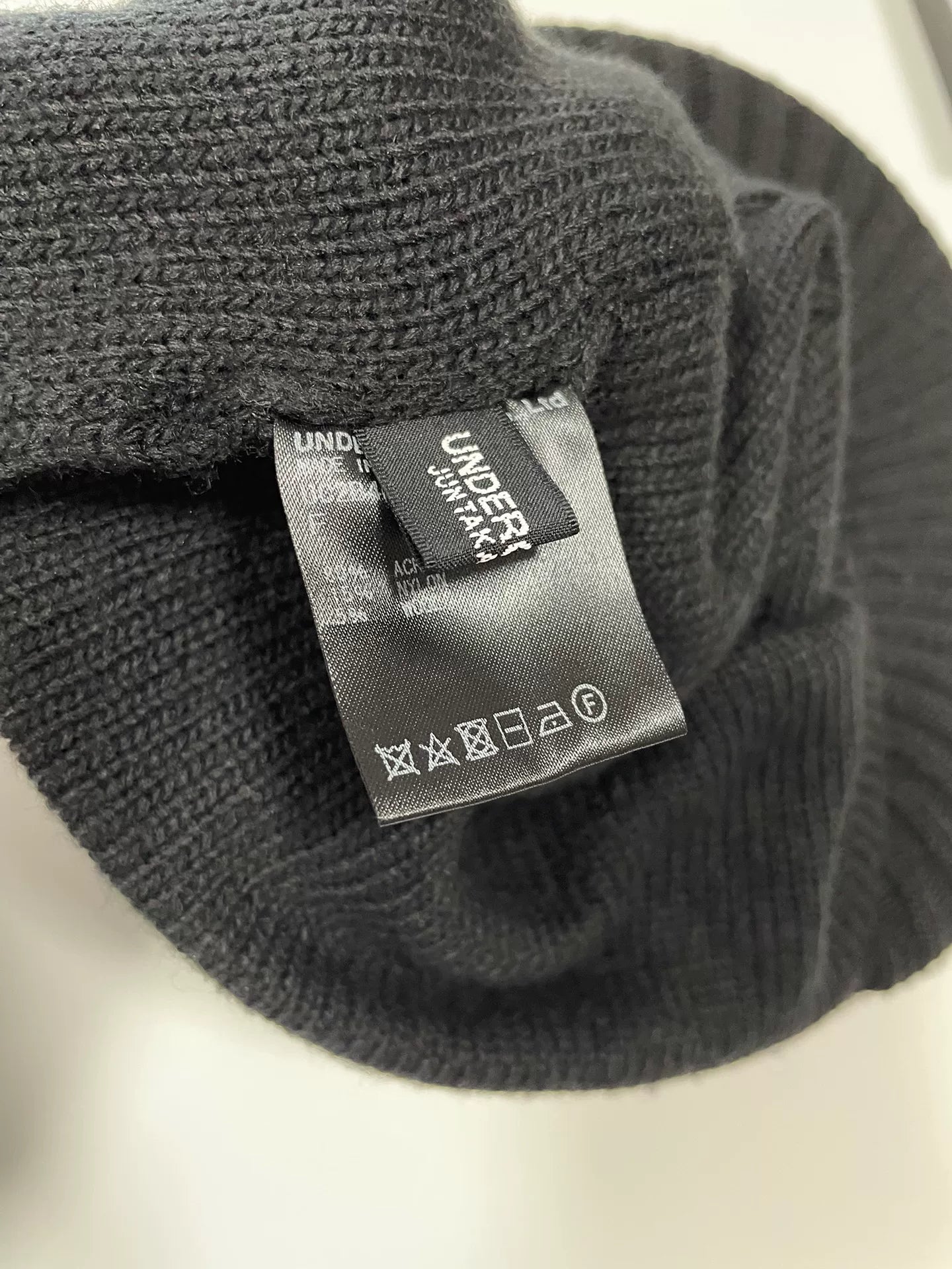 Undercover Jun Takahashi Black Knit Visor Cap
