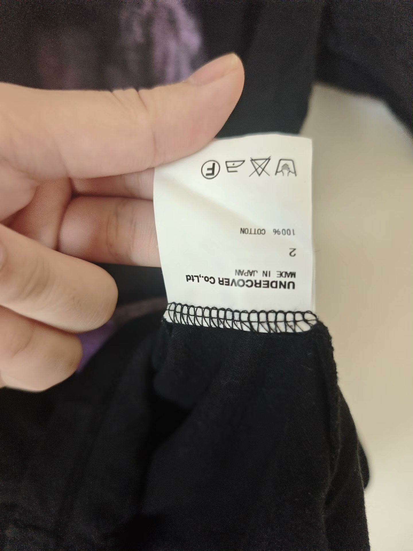 Undercover 07SS Purple Angel Tee