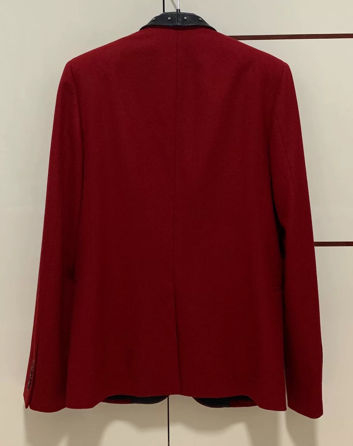 Saint Laurent SLP 13FW Red Studded Blazer